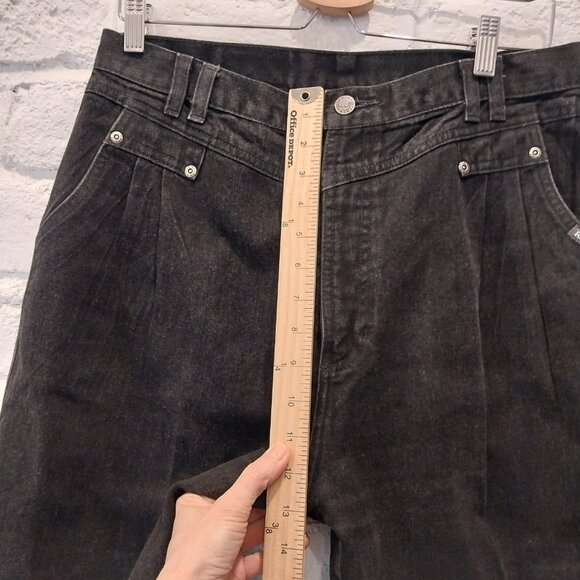 Vintage Rockies Jeans Womens 15/16 Black W31x L35 Tall Yoke Western Cowgirl USA - Picture 9 of 13